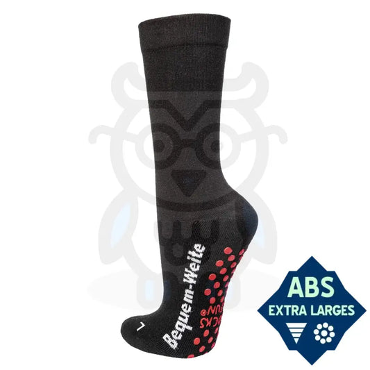 Chaussette Extra Large Semelle Antidérapante - 2 Paires Chaussettes Antidérapantes