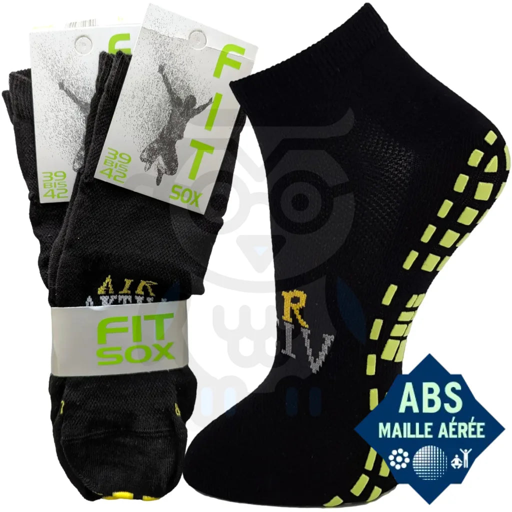 Chaussettes Semelle Anti-Dérapante Abs Air Active 39/42 Antidérapantes