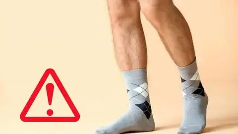 Les chaussettes antidérapantes évitent de glisser sur les sols glissants