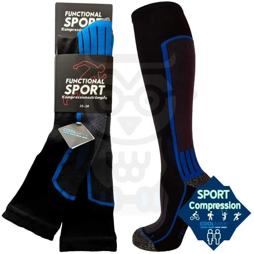 Chaussettes De Compression Sport 35/38 Mi-Bas