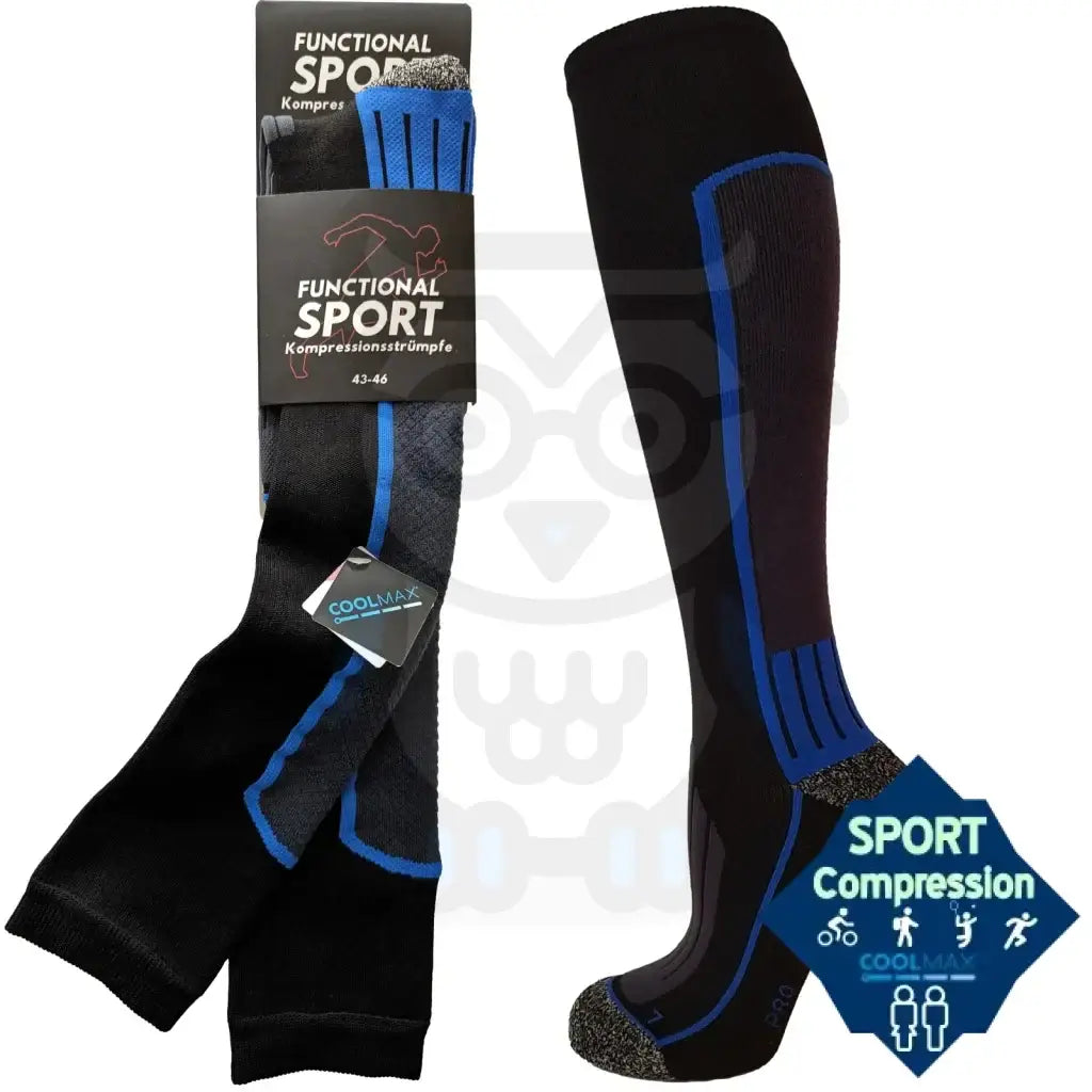 Chaussettes De Compression Sport 43/46 Mi-Bas