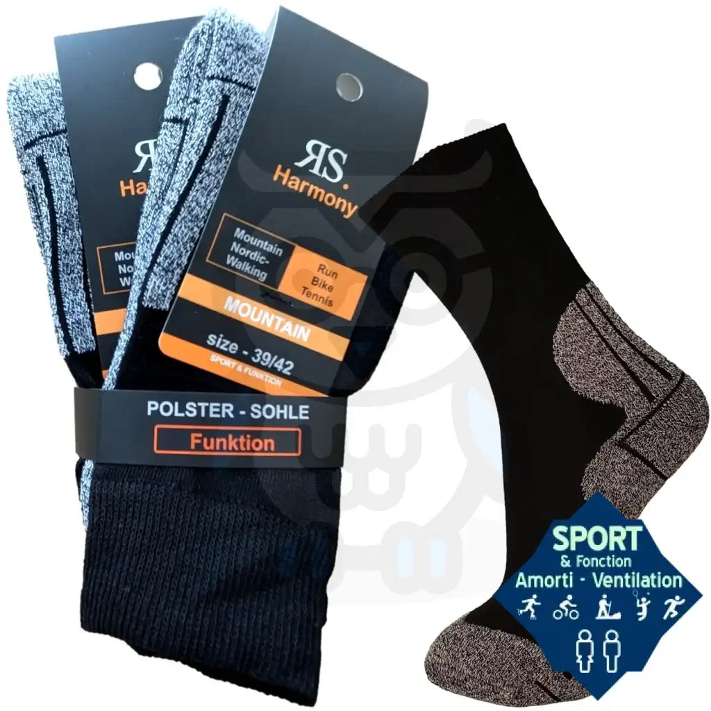 Chaussettes De Marche Et Randonnée - 2 Paires 39/42 Sport