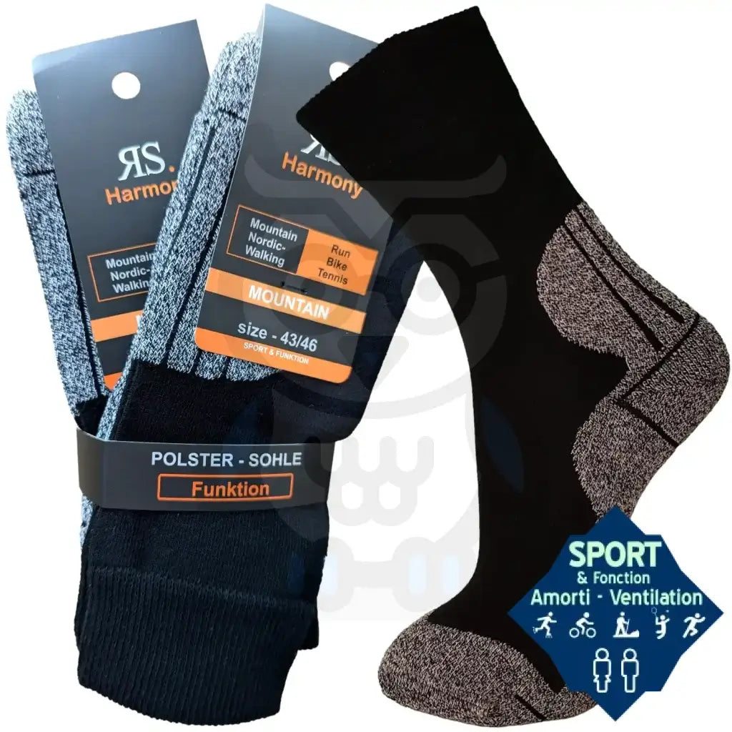 Chaussettes De Marche Et Randonnée - 2 Paires 43/46 Sport