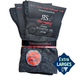 Chaussettes Extra Larges Mollets Forts Femme - 2 Paires - Vignette | chaussettes-de-sante.fr