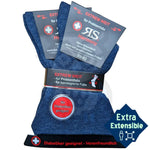 Chaussettes Larges Extra-Extensibles Homme - 2 Paires - Vignette | chaussettes-de-sante.fr