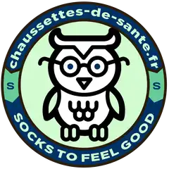 Logo hibou officiel chaussettes santé